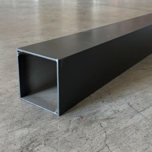 Aluminium 100 x 100 x 3 mm Square Hollow 3M Matt Ironsand