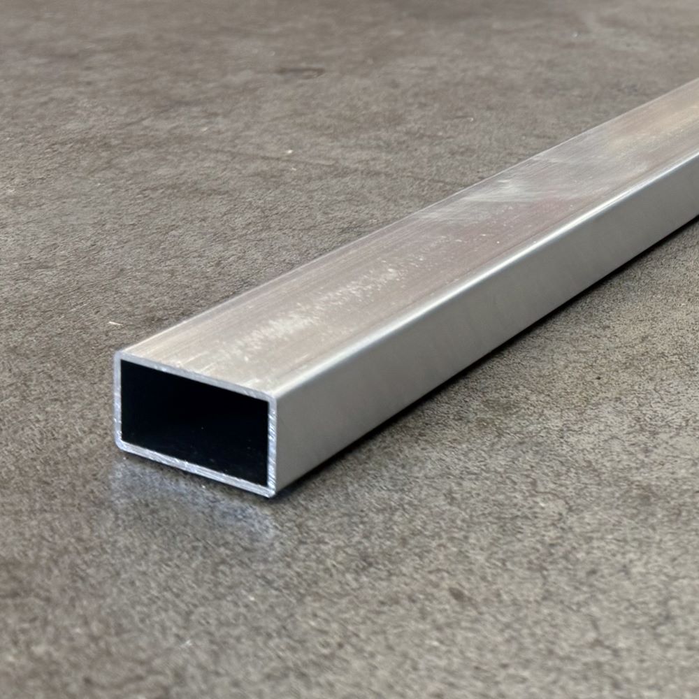 Aluminium Square / Rectangular Hollow Tube - EN AW-6060 T66, Up To 2 Meters Length