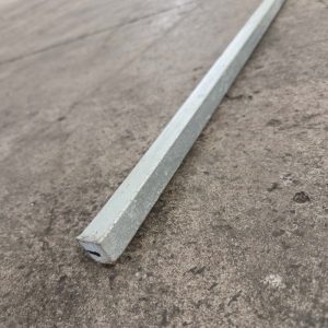 20 x 20 mm Galvanized Solid Square 6M