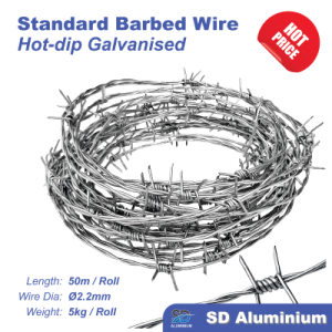 Standard Barbed Wire 50M (W)