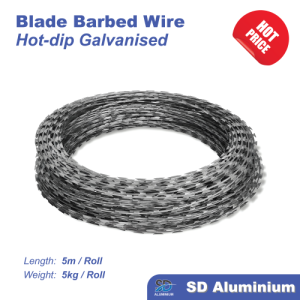 Blade Barbed Fence 5(W) M
