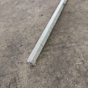 14 x 14 mm Galvanized Solid Square 6M