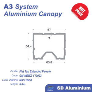 Top Beam Extended Ferrule 6M