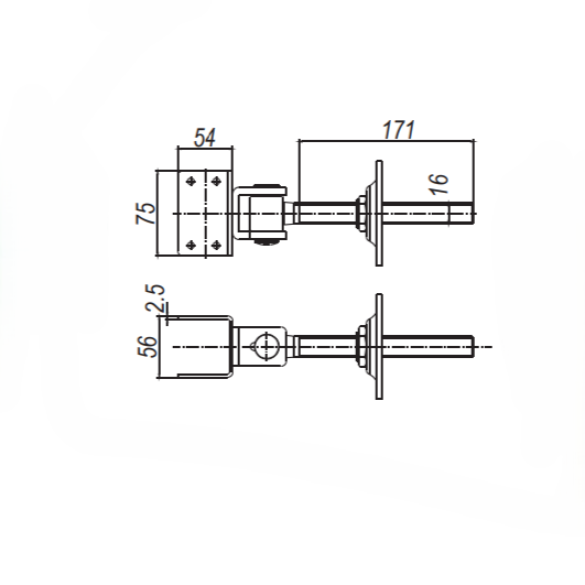 Swing Gate U Hinge - Image 2