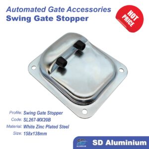 Swing Gate Stopper - 158x138mm