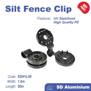 Silt Fence Clip 100pcs