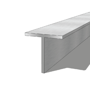 Aluminium 40 x 40 x 3mm T Bar 5.95M