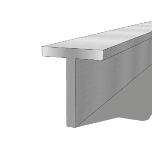Aluminium 40 x 50 x 6mm T Bar 5.95M