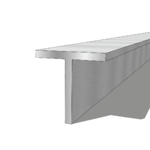 Aluminium 60 x 60 x 6mm T Bar 5.95M