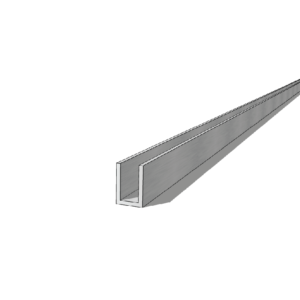 Aluminium 10 x 15 x 1.6mm U Channel 5.95M