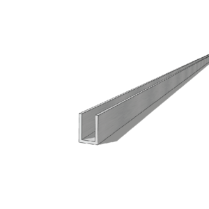 Aluminium 10.3 x 15 x 1.5mm U Channel 5.95M