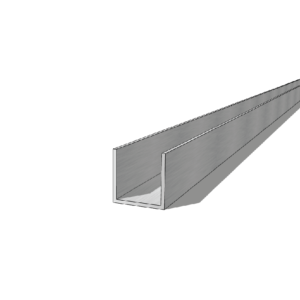 Aluminium 19.6 x 19.6 x 1.3mm U Channel 5.95M