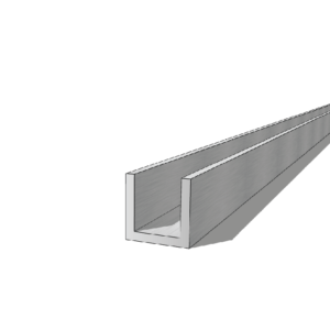 Aluminium 22 x 22 x 3mm U Channel 5.95M