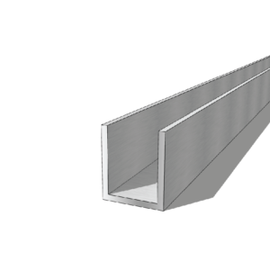 Aluminium 28.8 x 35 x 3.5mm U Channel 5.95M