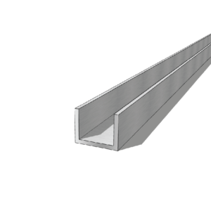 Aluminium 32 x 25 x 3mm U Channel 5.95M