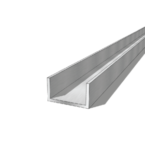 Aluminium 45 x 25 x 3mm U Channel 5.95M