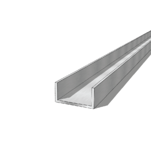 Aluminium 50 x 25 x 3mm U Channel 5.95M