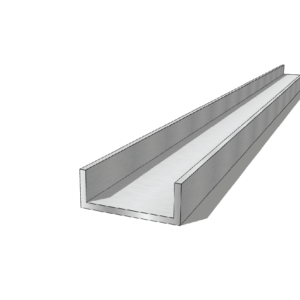 Aluminium 65 x 25 x 4mm U Channel 5.95M